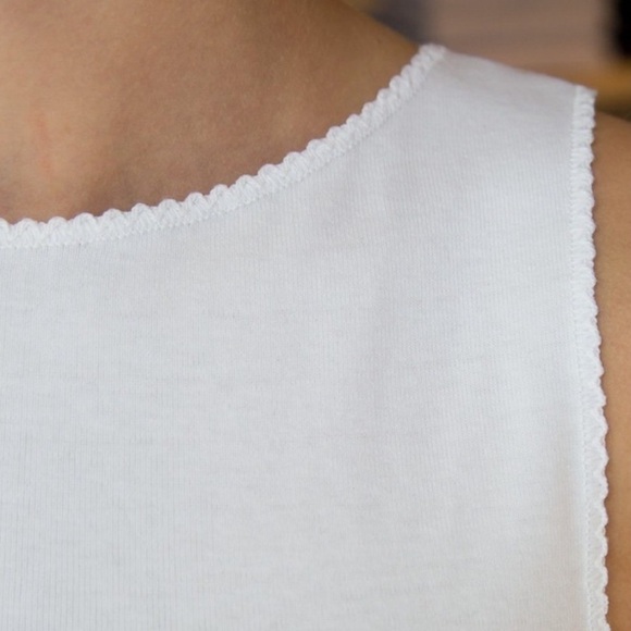 Brandy Melville Vicki Tank | White | One Size (Fits XS) | NWOT - Picture 9 of 12